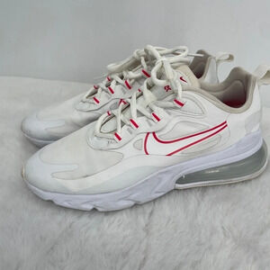 Nike Women’s Air Max 270 React Summit Sneaker White/Siren Red Size 8.5
